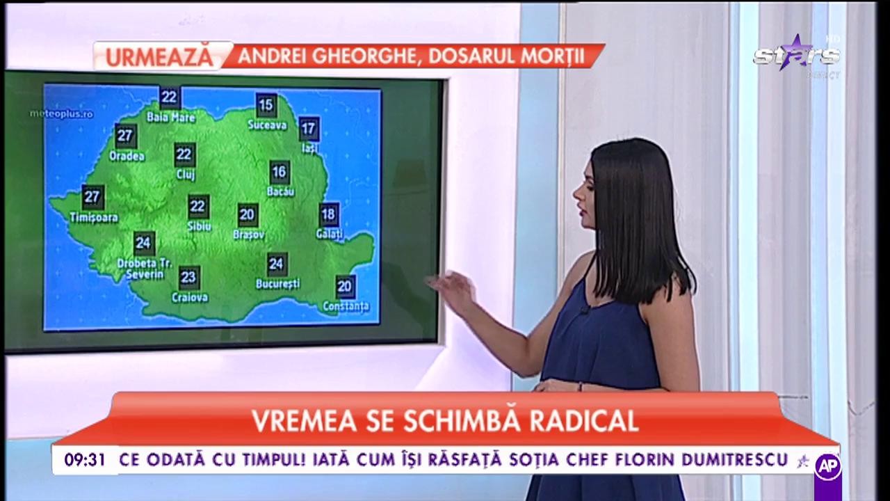 Meteo, 14 Mai 2018. Ploi și furtuni în toată țara