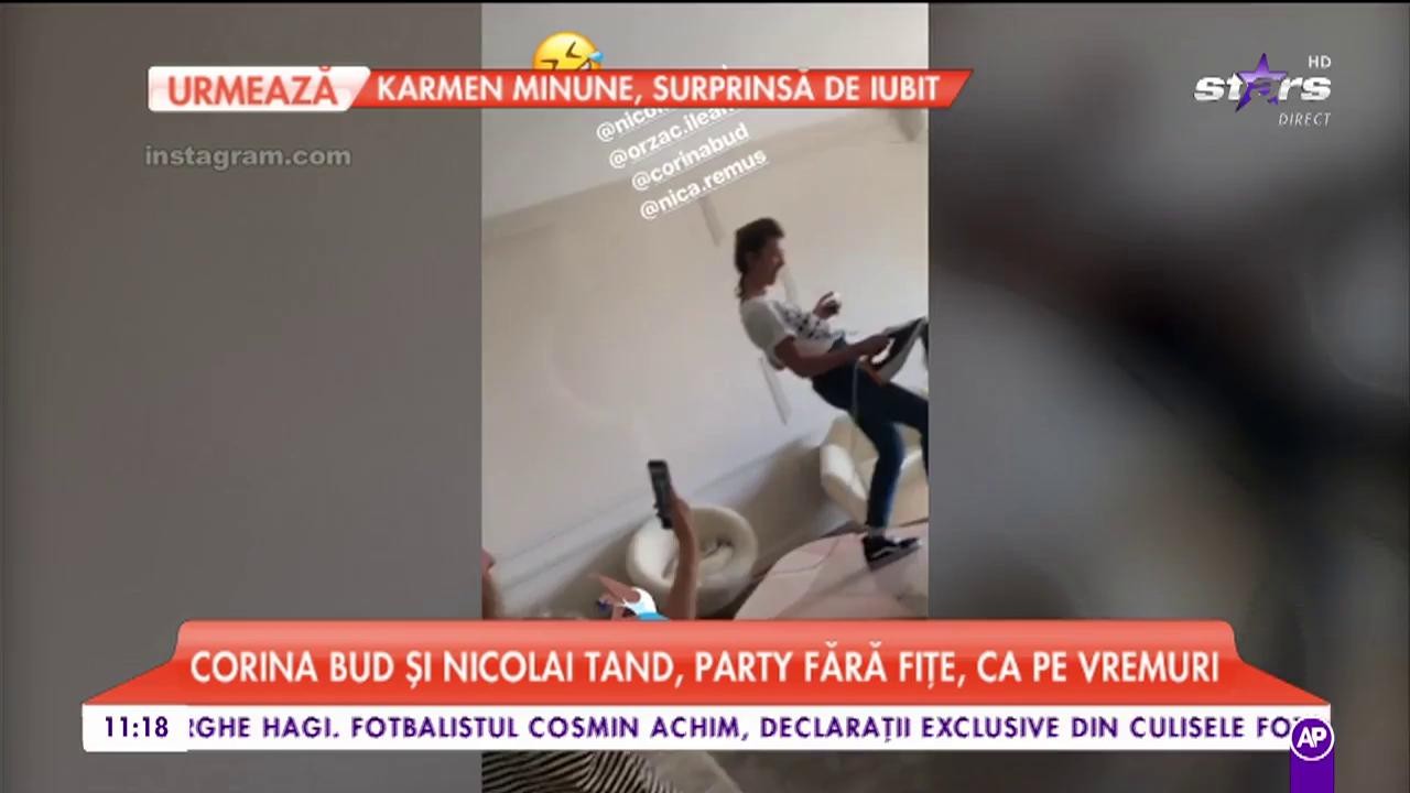 Chef Nicolai Tand şi Corina Bud, party fără fițe, ca pe vremuri