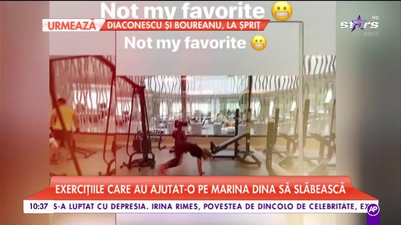 Exercițiile care au ajutat-o pe Marina Dina să slăbească