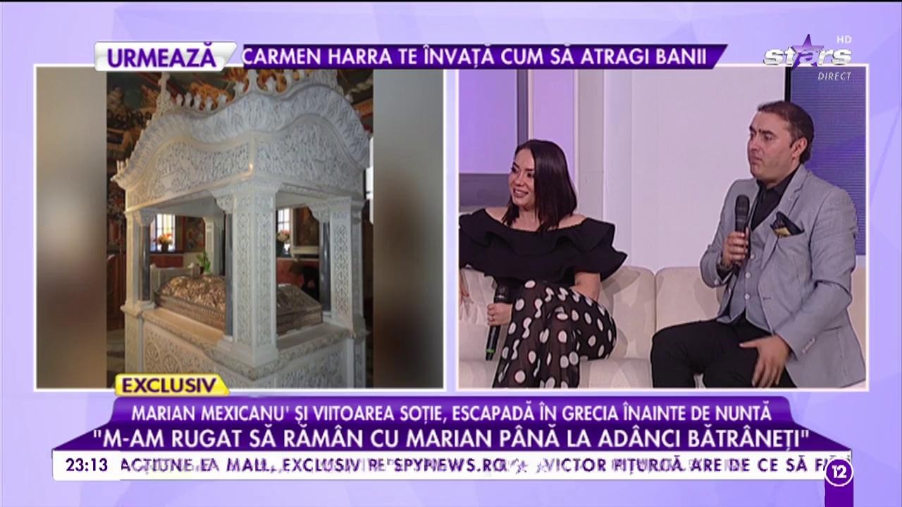 Marian Mexicanu şi viitoarea lui soţie au cerut ajutorul divin pentru a deveni părinţi!