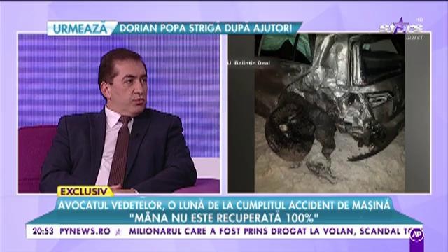 Daniel Ionașcu, o lună de la cumplitul accident de mașină: „Mâna nu este recuperată 100%”