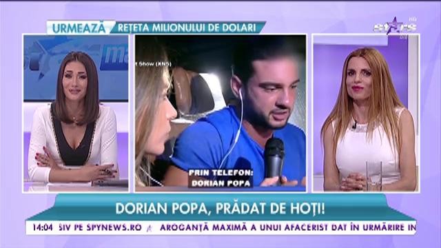 Dorian Popa, prădat de hoți: "Am uitat să &icirc;nchid mașina și să iau portofelul &icirc;n casă"