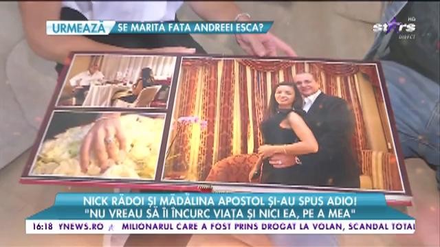 Nick Rădoi și Mădălina Apostol și-au spus adio! &bdquo;Noi ne-am despărțit pentru a doua oară&rdquo;