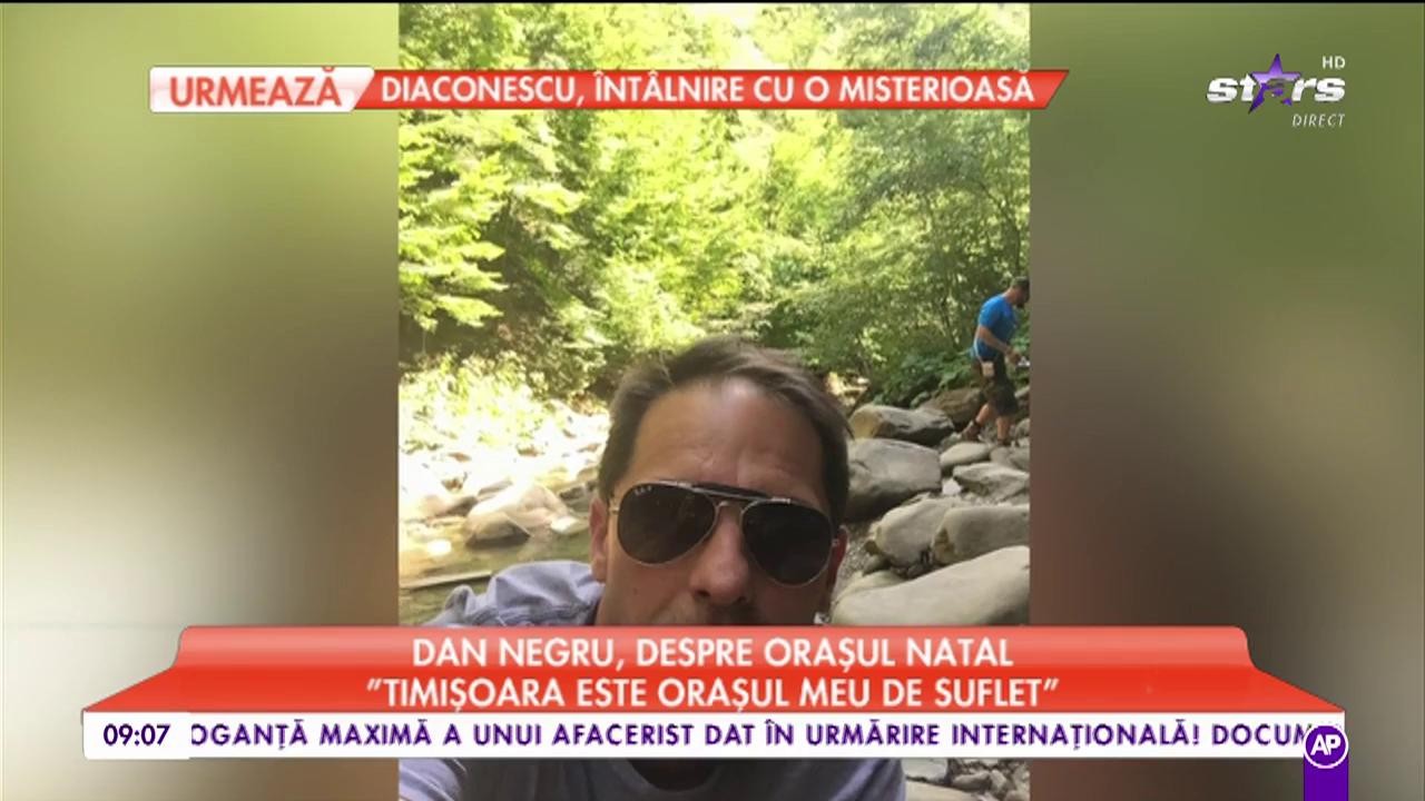 Dan Negru, legătură puternică față de orașul în care s-a născut: ”În București vin ca în delegație”