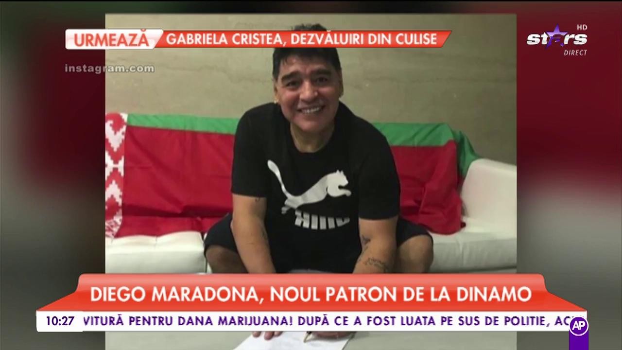 Diego Maradona, noul patron de la Dinamo