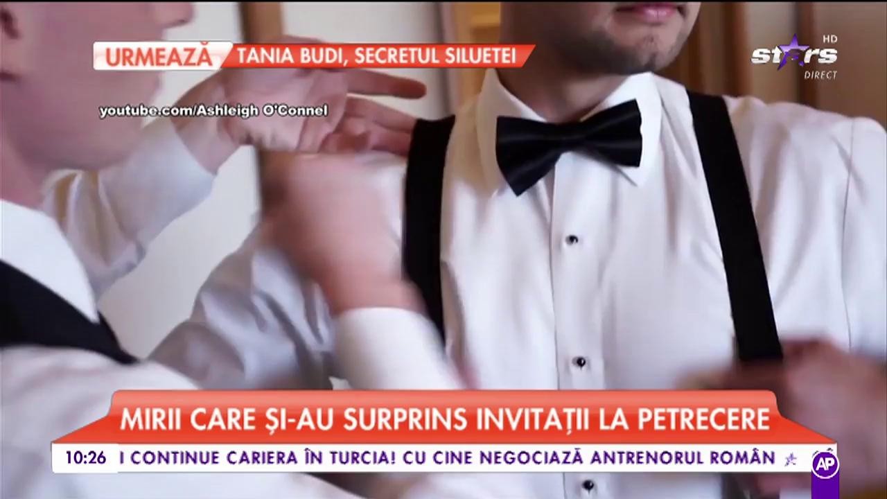 Mirii care și-au surprins invitații la petrecere. Mireasa a purtat o rochie simplă, dar cu mult bun gust