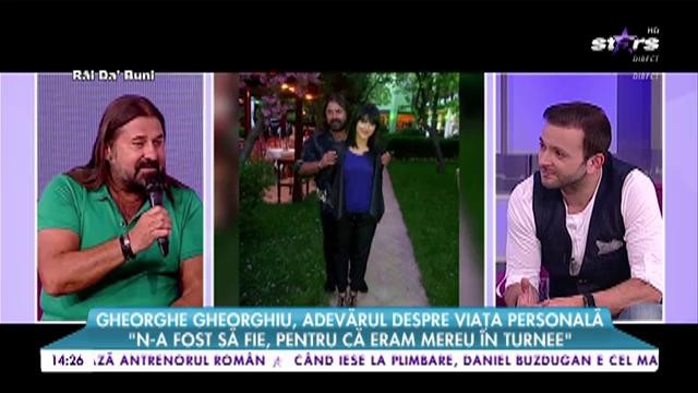 Gheorghe Ghiorghiu, adevărul despre viața amoroasă: &rdquo;Nu e o joacă, eu m-am căsătorit din dragoste&rdquo;