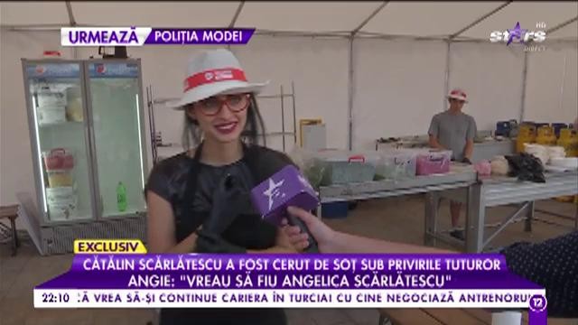 Cătălin Scărlătescu a fost cerut de soţ de Angie, sub ochii tuturor!