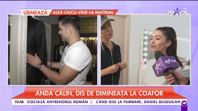 Anda Călin, dis de dimineață la coafor: "Machiajul trebuie să fie frumos"