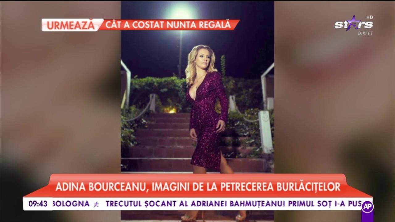 Adina Bourceanu, imagini de la petrecerea burlăcițelor!