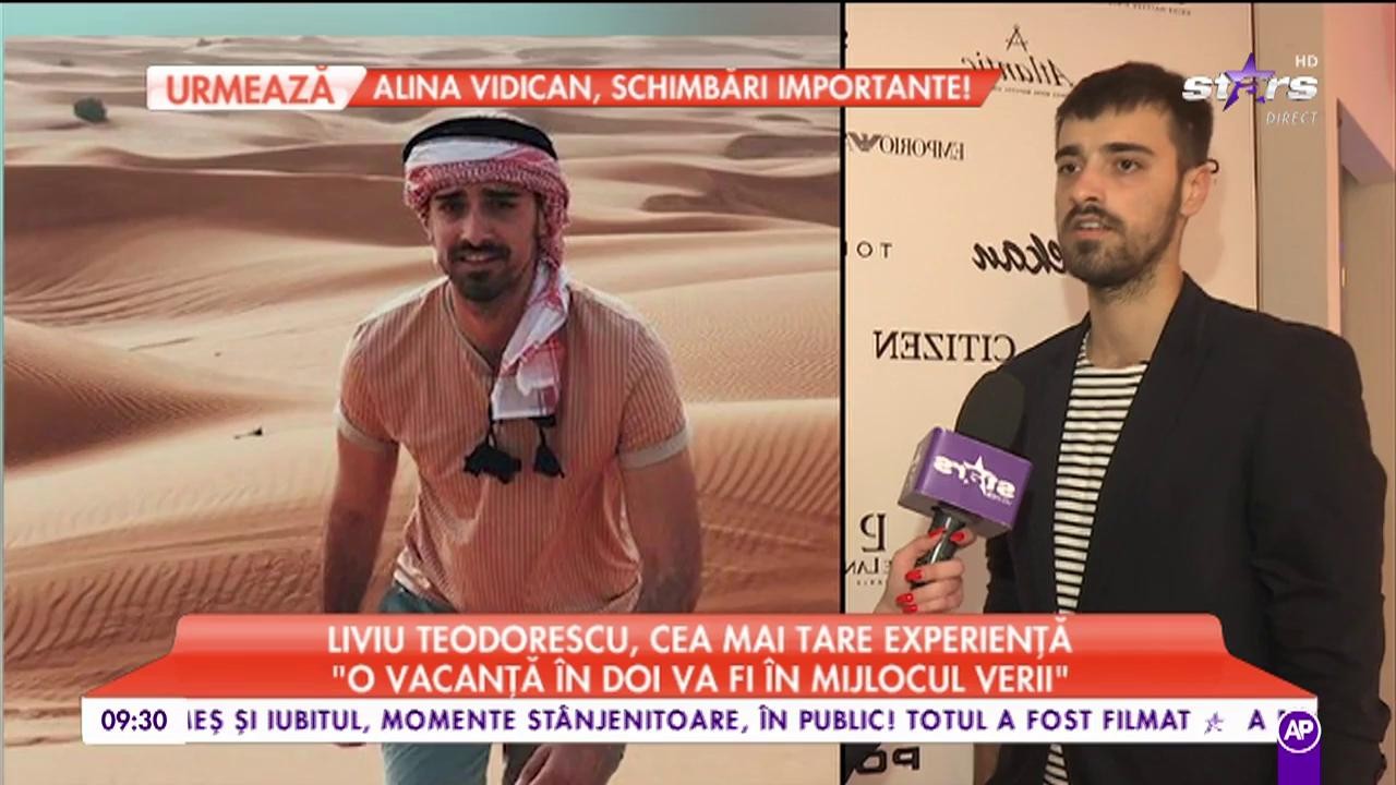 Liviu Teodorescu a avut parte de aventura vieţii lui!