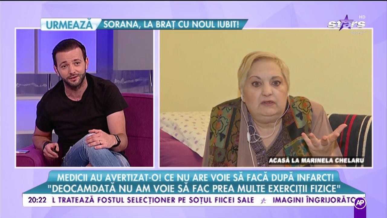 Marinela Chelaru, una dintre cele mai iubite actrițe, se recuperează la pat după operația pe inimă