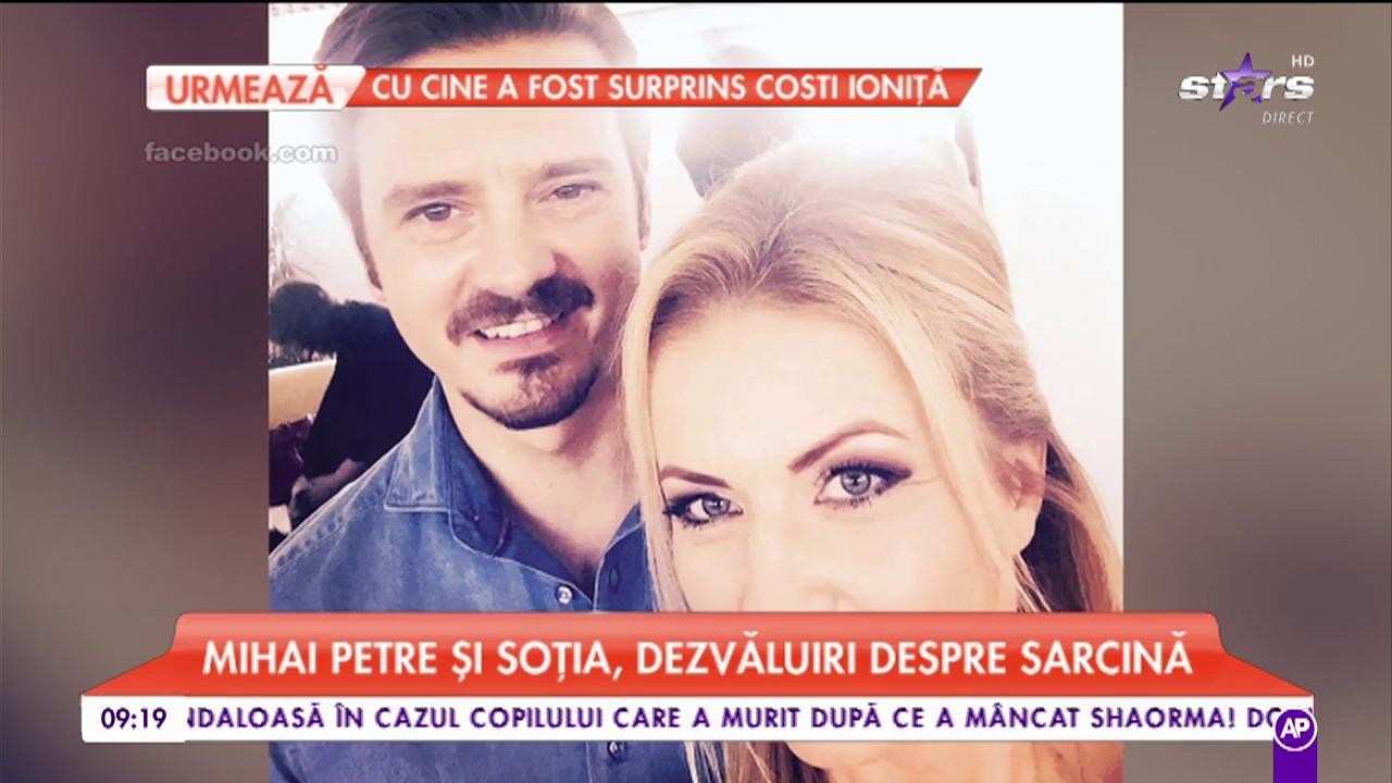 Mihai Petre și soția sa se pregătesc să devină părinți pentru a doua oară