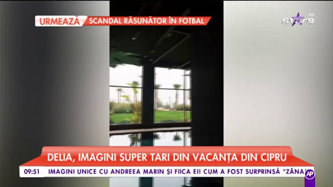 Delia, imagini super tari din vacanţa din Cipru