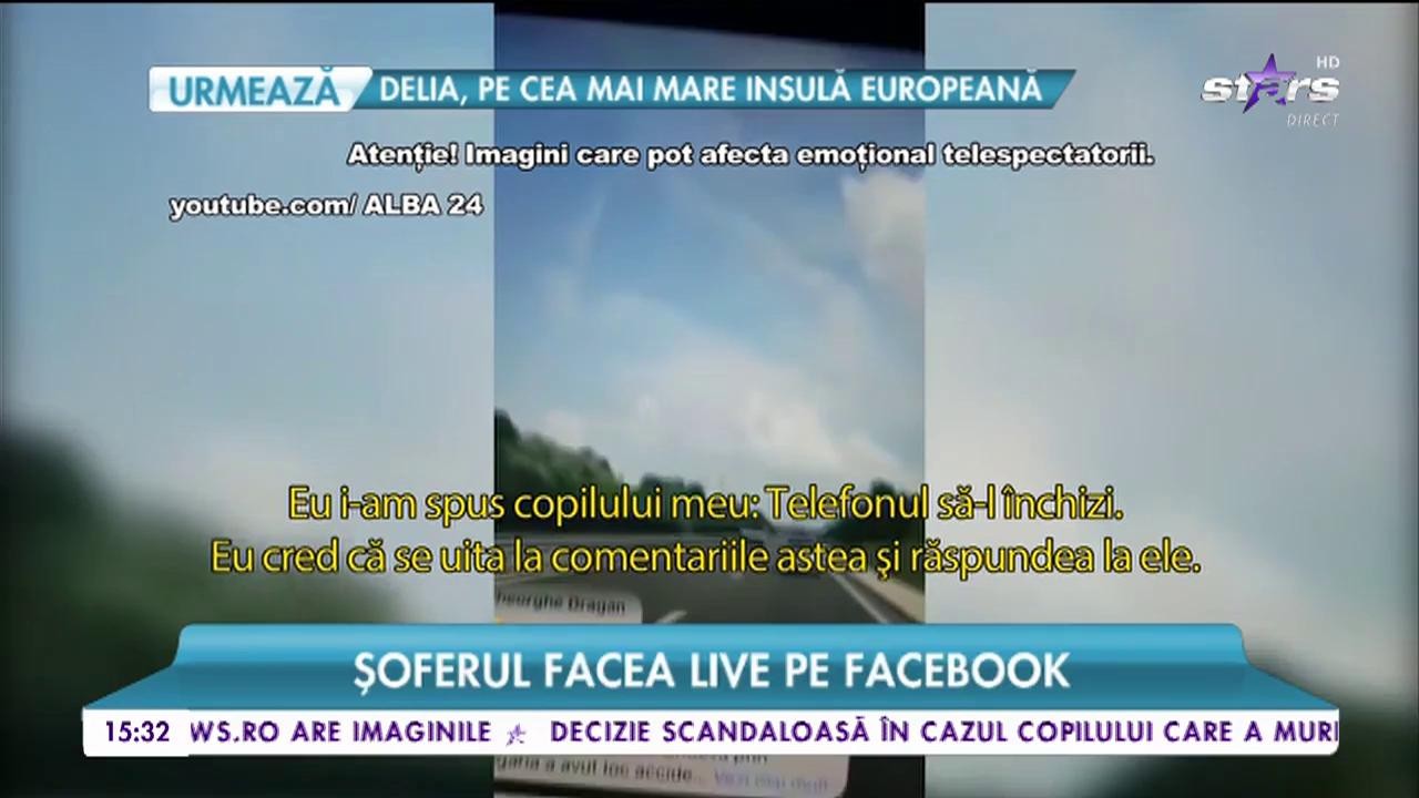 Imagini incredibile cu accidentul &icirc;nfiorător din Ungaria! Șoferul făcea live pe Facebook