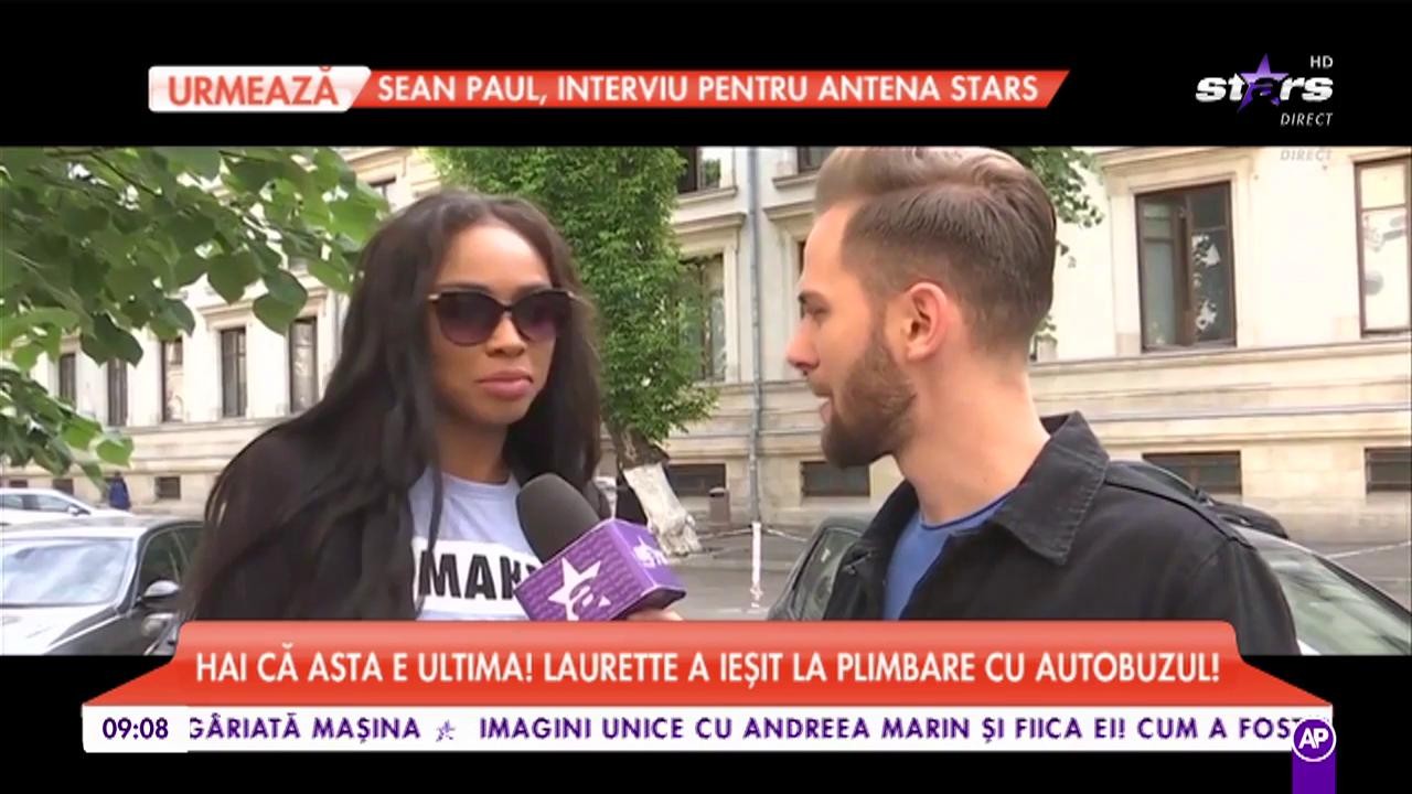 Laurette a ieșit la plimbare cu autobuzul! Unde e șoferul protector?