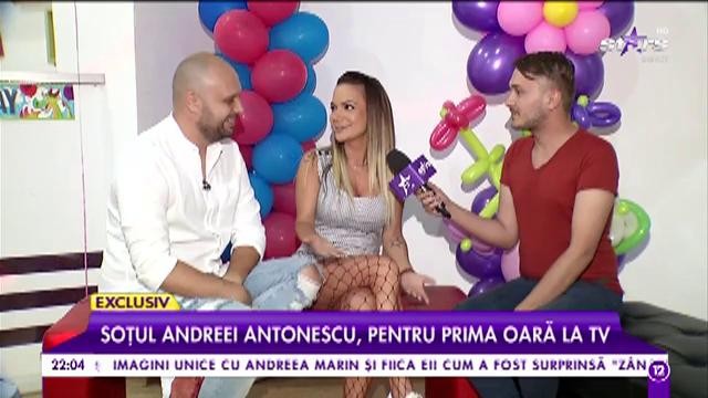 Petrecere mare &icirc;n familia Andreei Antonescu. Soțul vedetei, pentru prima oară la TV