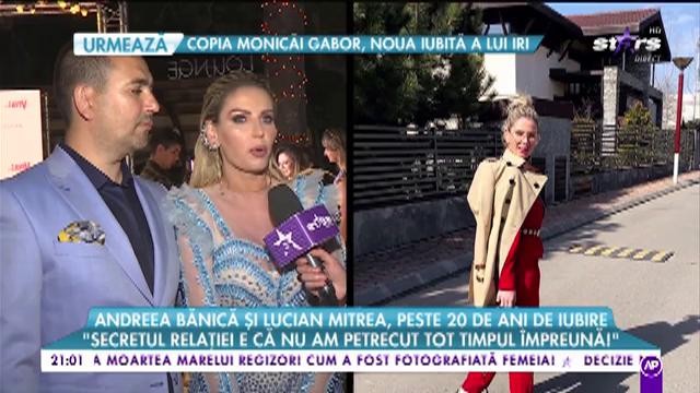 Andreea Bănică și Lucian Mitrea, peste 20 de ani de iubire