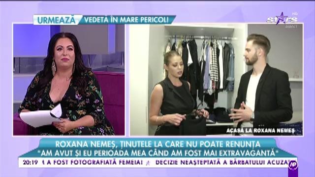 Ținutele la care Roxana Nemeș nu poate renunța și cum și-a amenajat colțișorul de nebunii