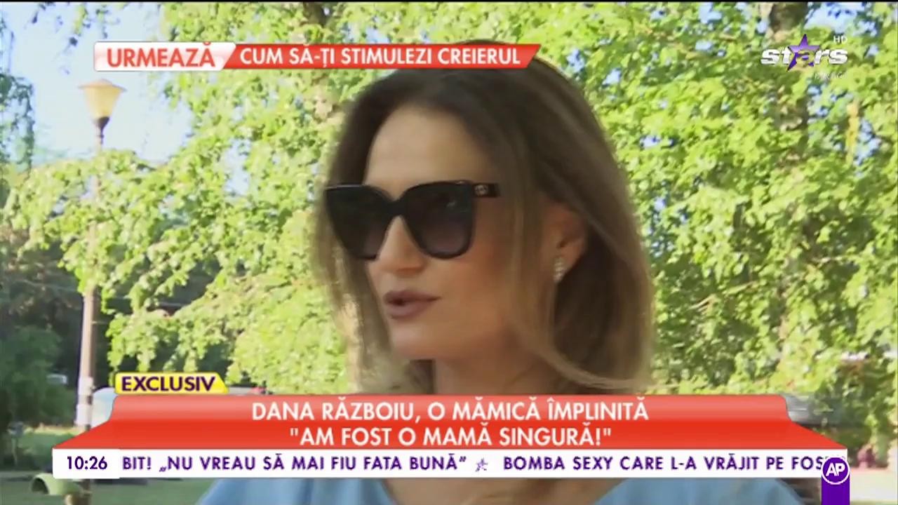 Dana Războiu, o mămică împlinită: ”Mi-am dorit foarte mult un copil”