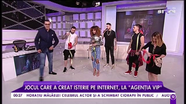 Gipsy Casual a testat jocul care a creat isterie pe Internet, la "Agenţia VIP"