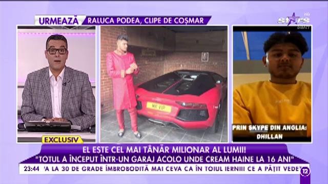Dhillan Bhardwaj, cel mai t&acirc;năr milionar al lumii, la Agenţia VIP!