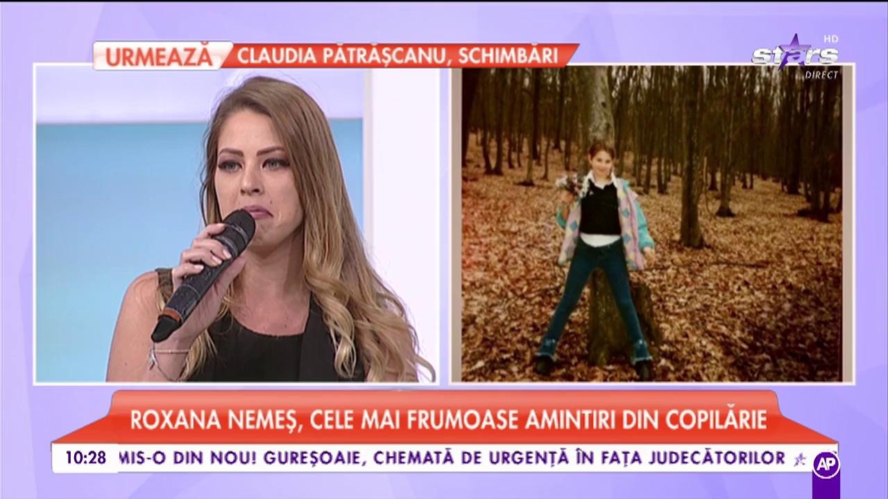 Roxana Nemeș, cele mai frumoase amintiri din copilărie: „Am făcut balet când eram mică”