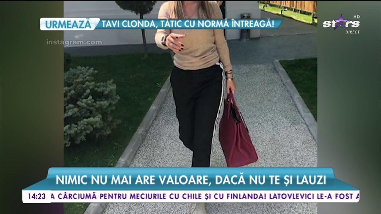 Anamaria Prodan se bucură din nou de viaţă! Vedeta este adepta vestimentațiilor de firmă