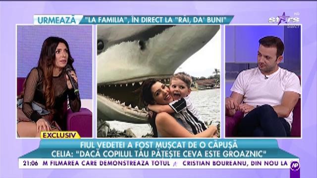 Clipe de coşmar pentru Celia! Fiul vedetei a fost muşcat de o căpuşă!