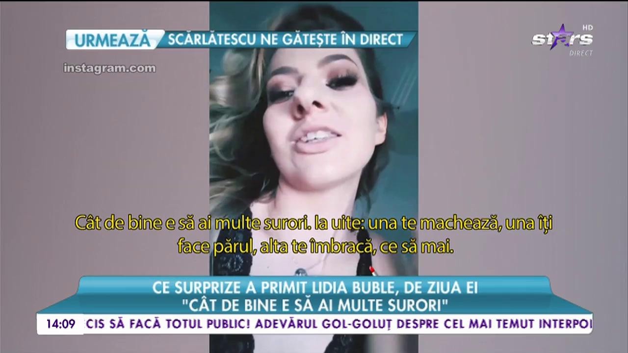 Lidia Buble, surpriză de ziua ei din partea familiei. Artista a fost sărbătorită mai devreme