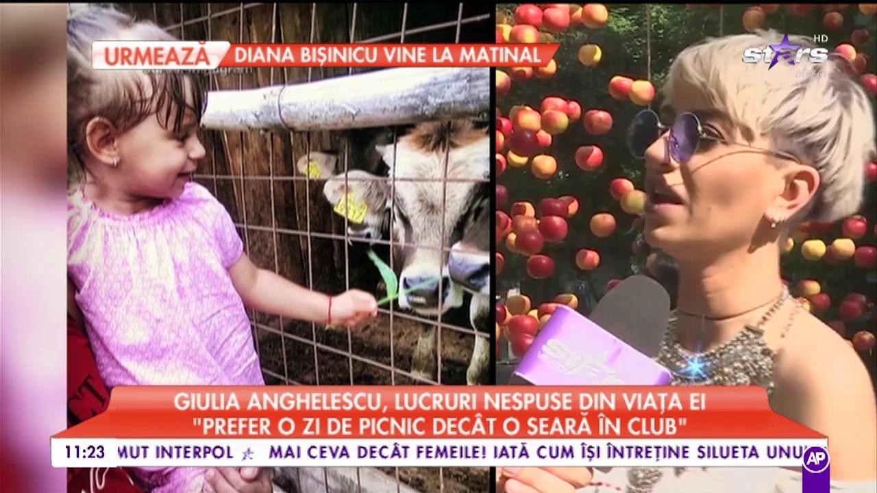 Giulia Anghelescu, lucruri nespuse din viața ei: ”Tatăl meu este cel mai drăguț bunic pentru ei”