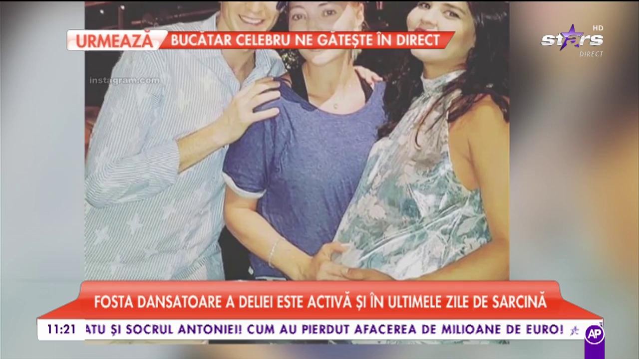 Mare petrecere în familia Andreei Popescu. Fosta dansatoare a Deliei e ste activă și în ultimele zile de sarcină