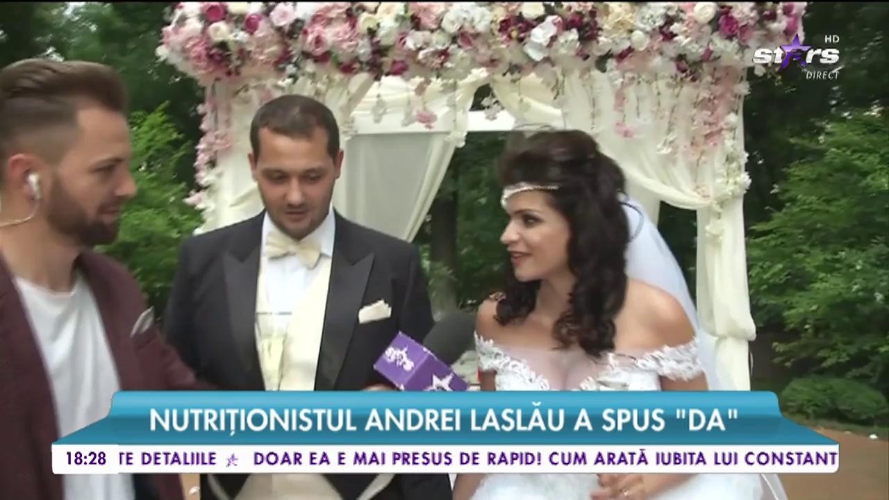Nutriționistul Andrei Laslău a spus &rdquo;Da&rdquo;. Imagini &icirc;n exclusivitate de la petrecere
