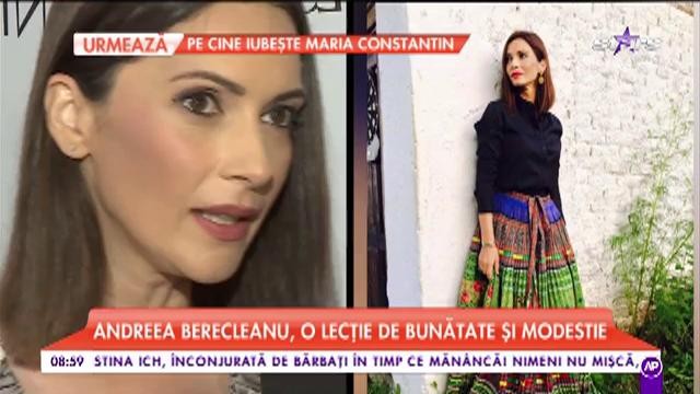 Cum este Andreea Berecleanu &icirc;n spatele camerelor