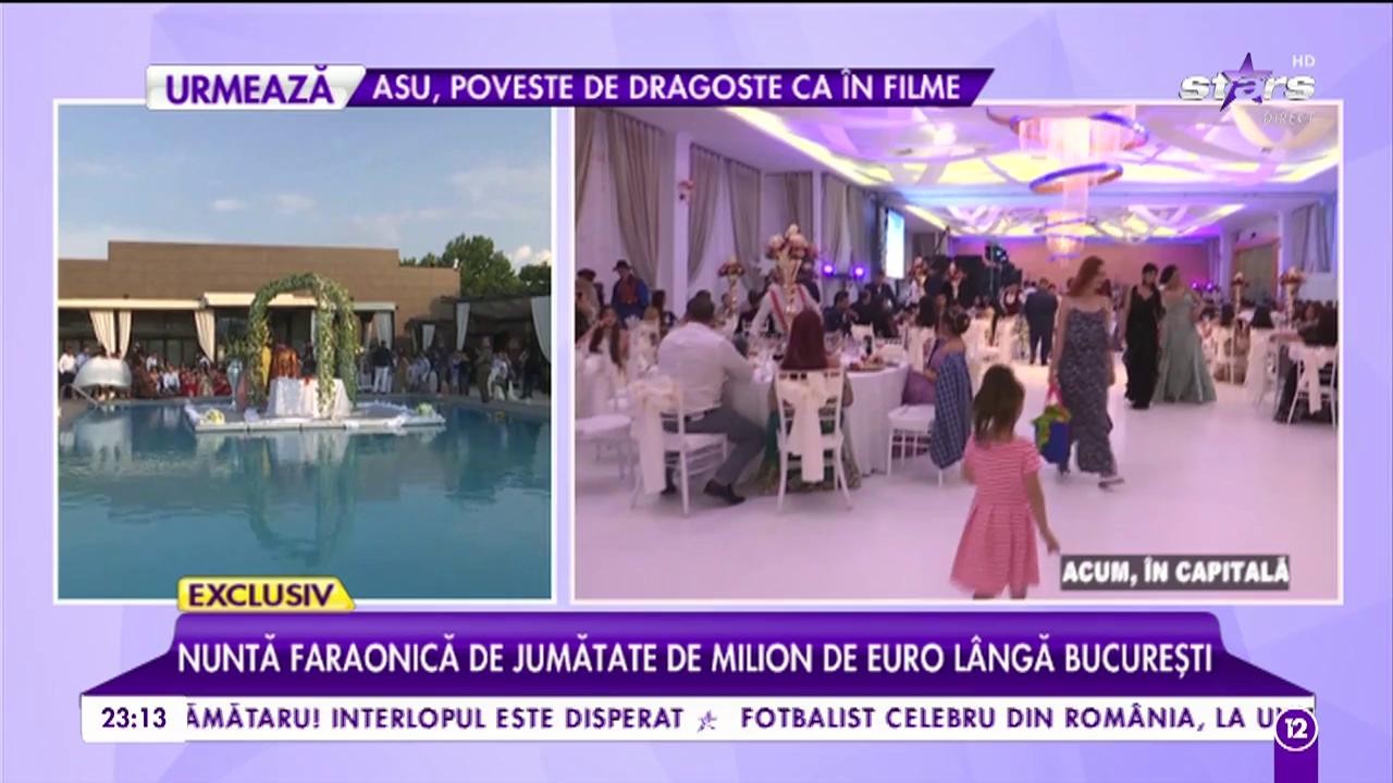 Nuntă faraonică de jumătate de milion de euro l&acirc;ngă București