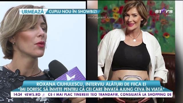 Roxana Ciuhulescu, interviu alături de fiica ei!
