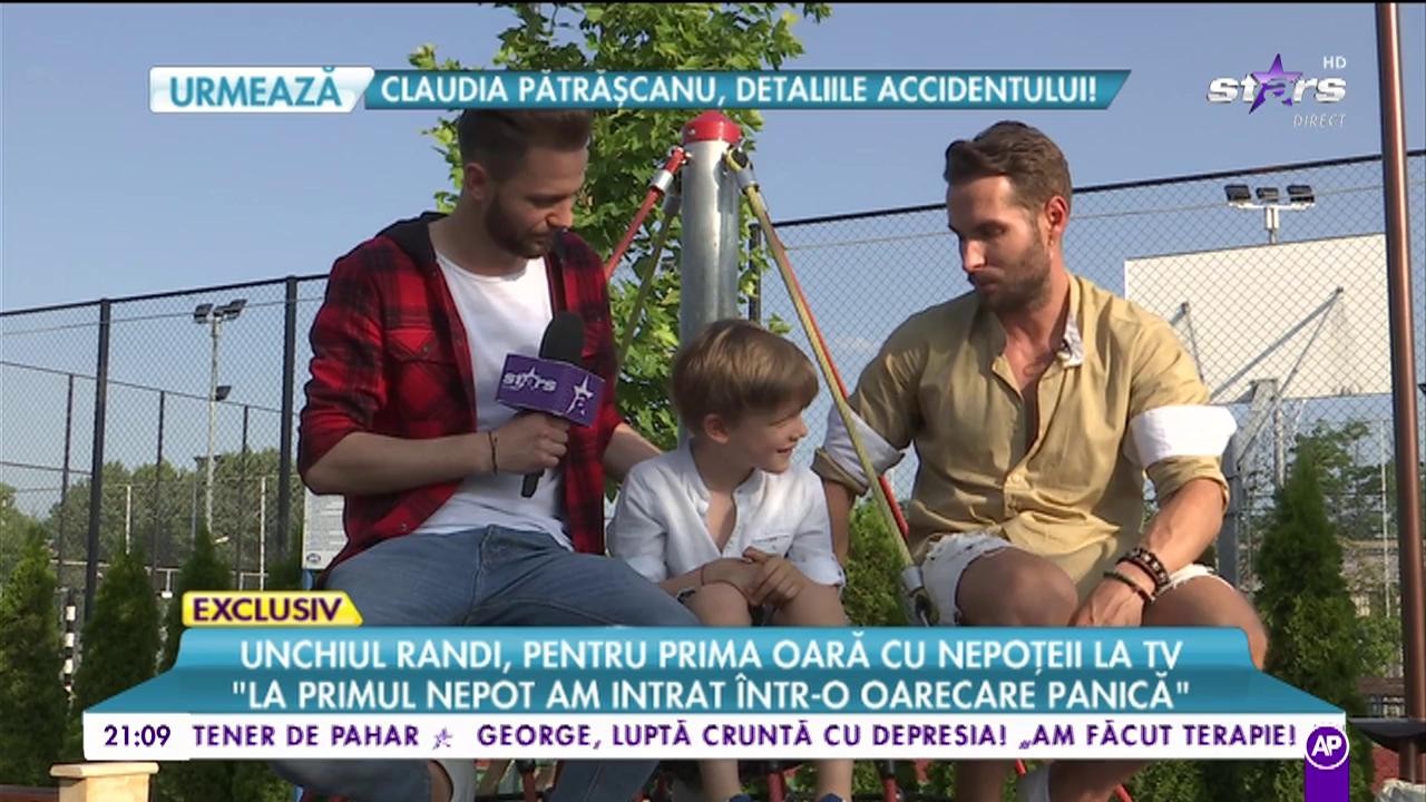 Unchiul Randi, pentru prima oară cu nepoțeii la TV: &rdquo;Imi doream demult copii&rdquo;