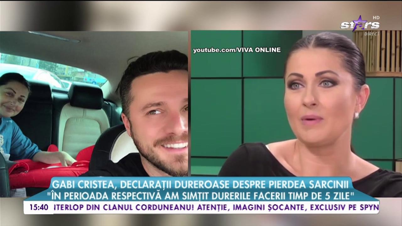 Gabriela Cristea, declarații dureroase despre pierderea sarcinii