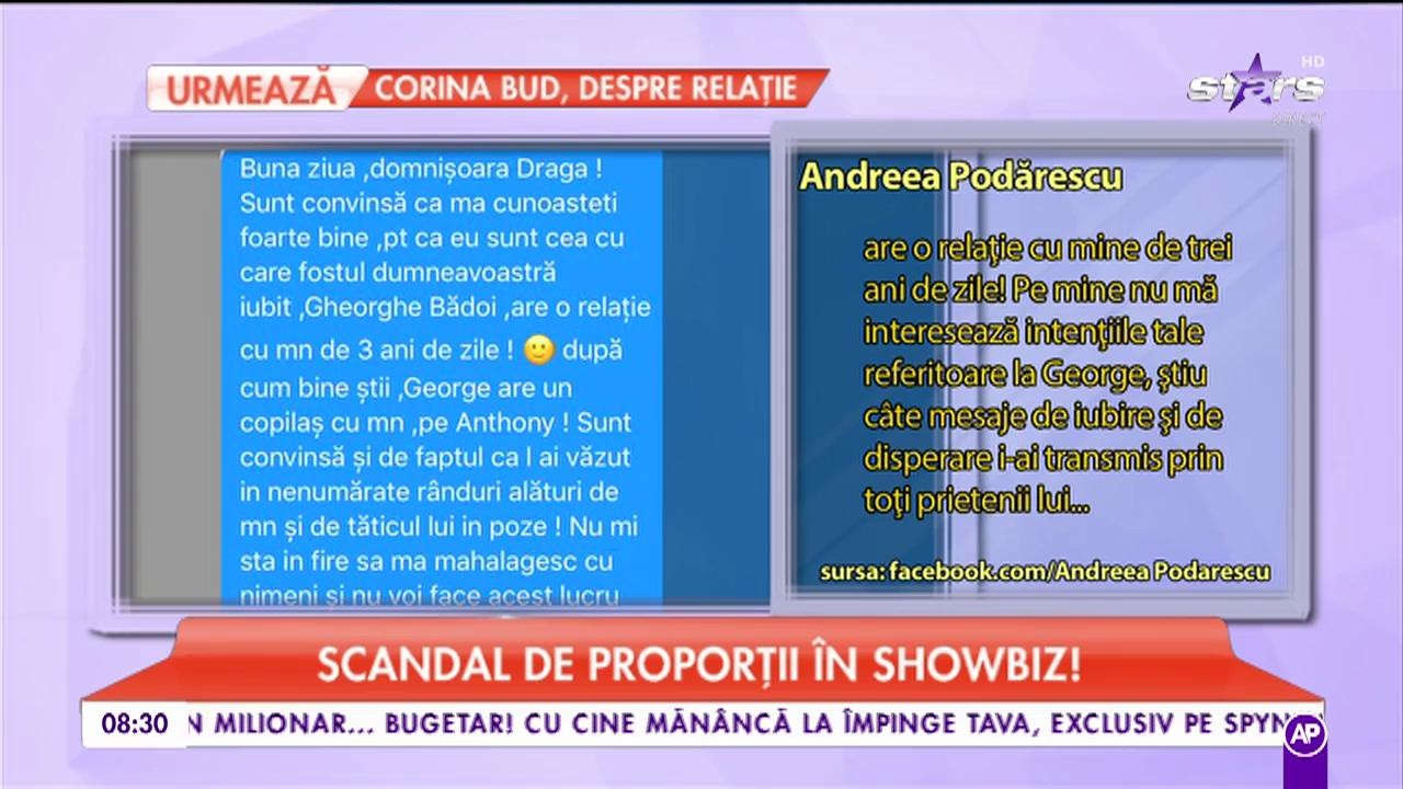 Scandal de proporții în showbiz. Andreea Podărescu dă pe dă de pământ cu Iuliana Luciu