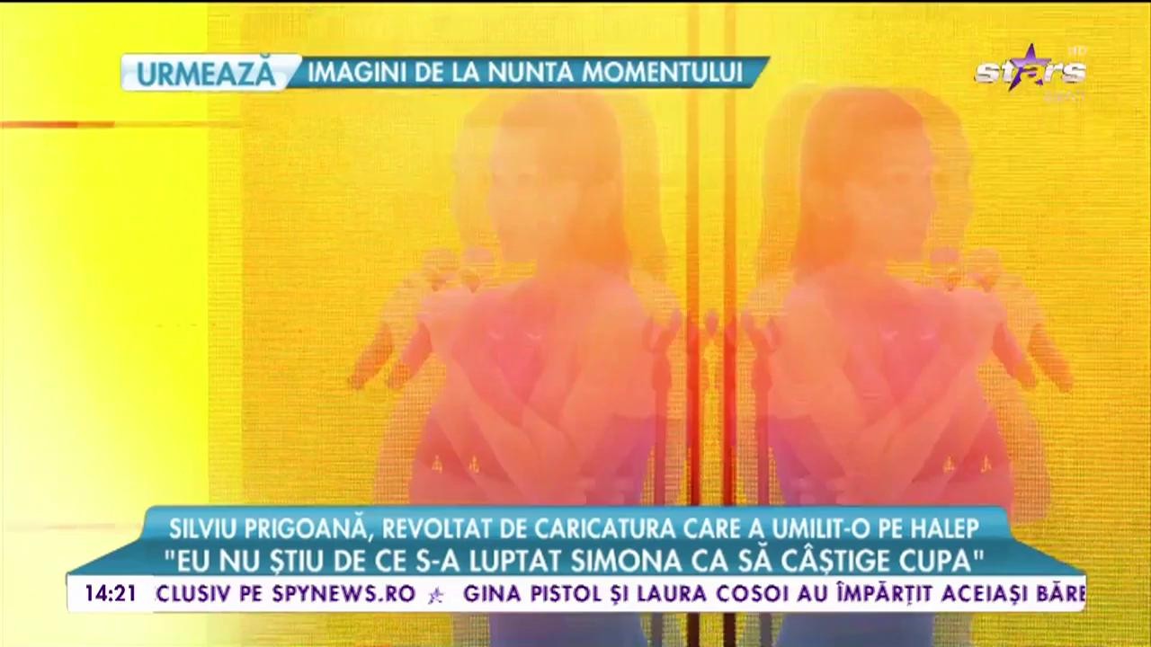 Silviu Prigoană revoltat de caricatura care a umilit-o pe Simona Halep