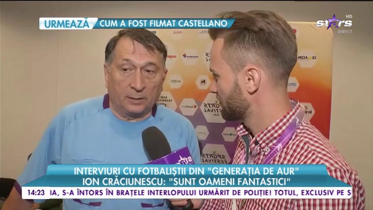 Interviuri cu fotbaliștii din "Generația de Aur"