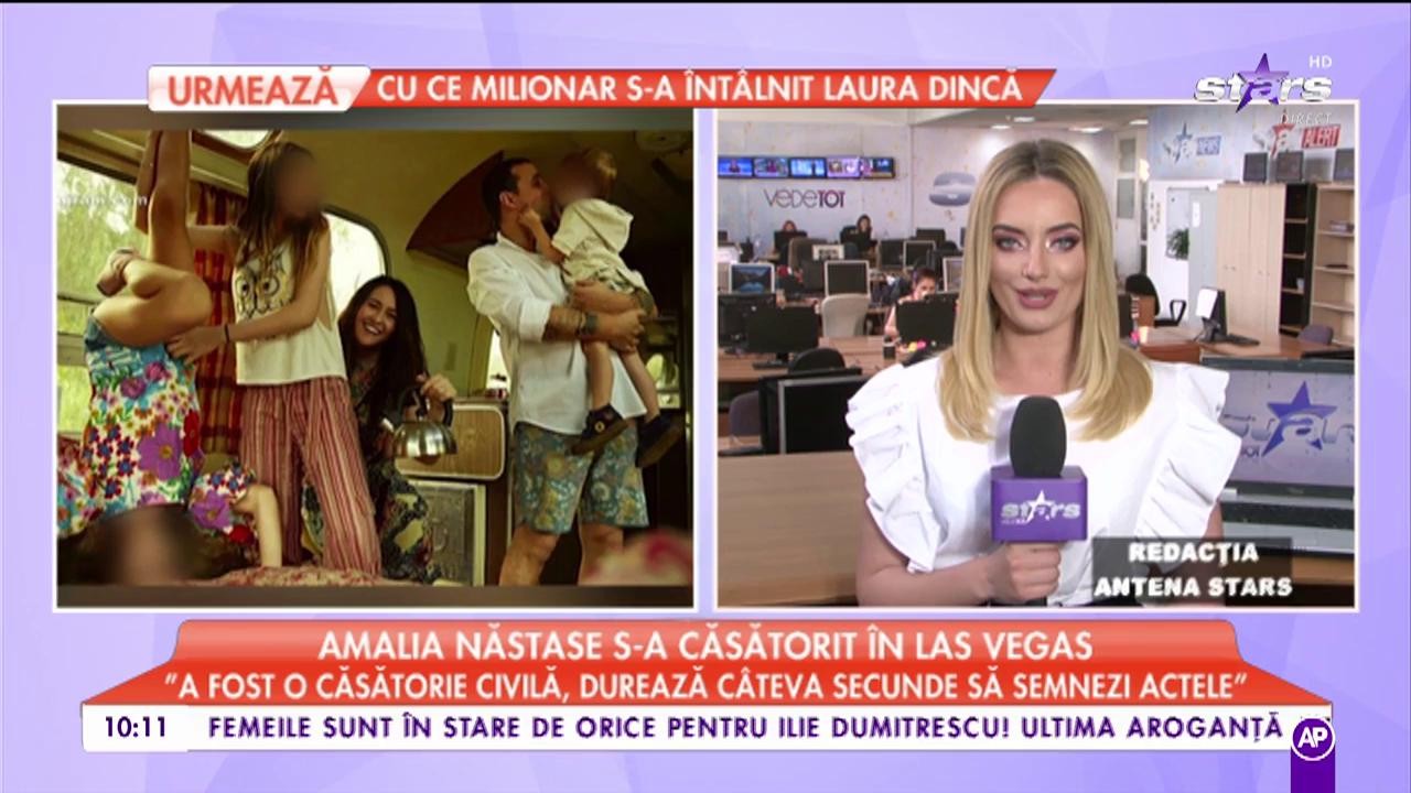 Amalia Năstase s-a căsătorit: ”Pentru copii am mereu răbdare”