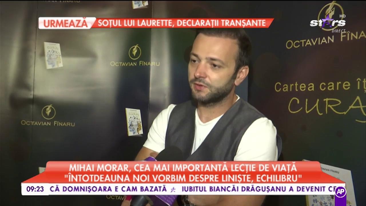 Mihai Mora, cea mai importantă lecție de viață: ”Nu putem să facem un pas mai departe pentru că stăm retrași”