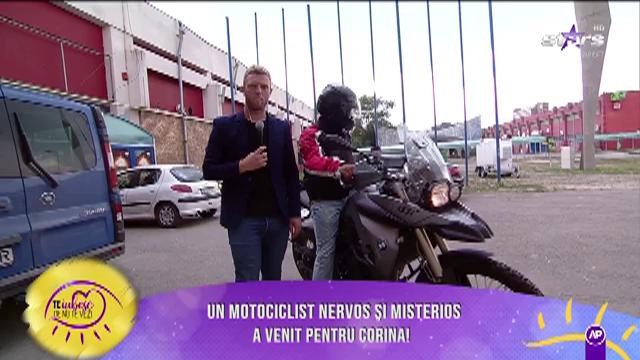 Situație incredibla la "Te iubesc de nu te vezi"! Fostul iubit al Corinei a venit neros, cu o motocicletă, să o fure!