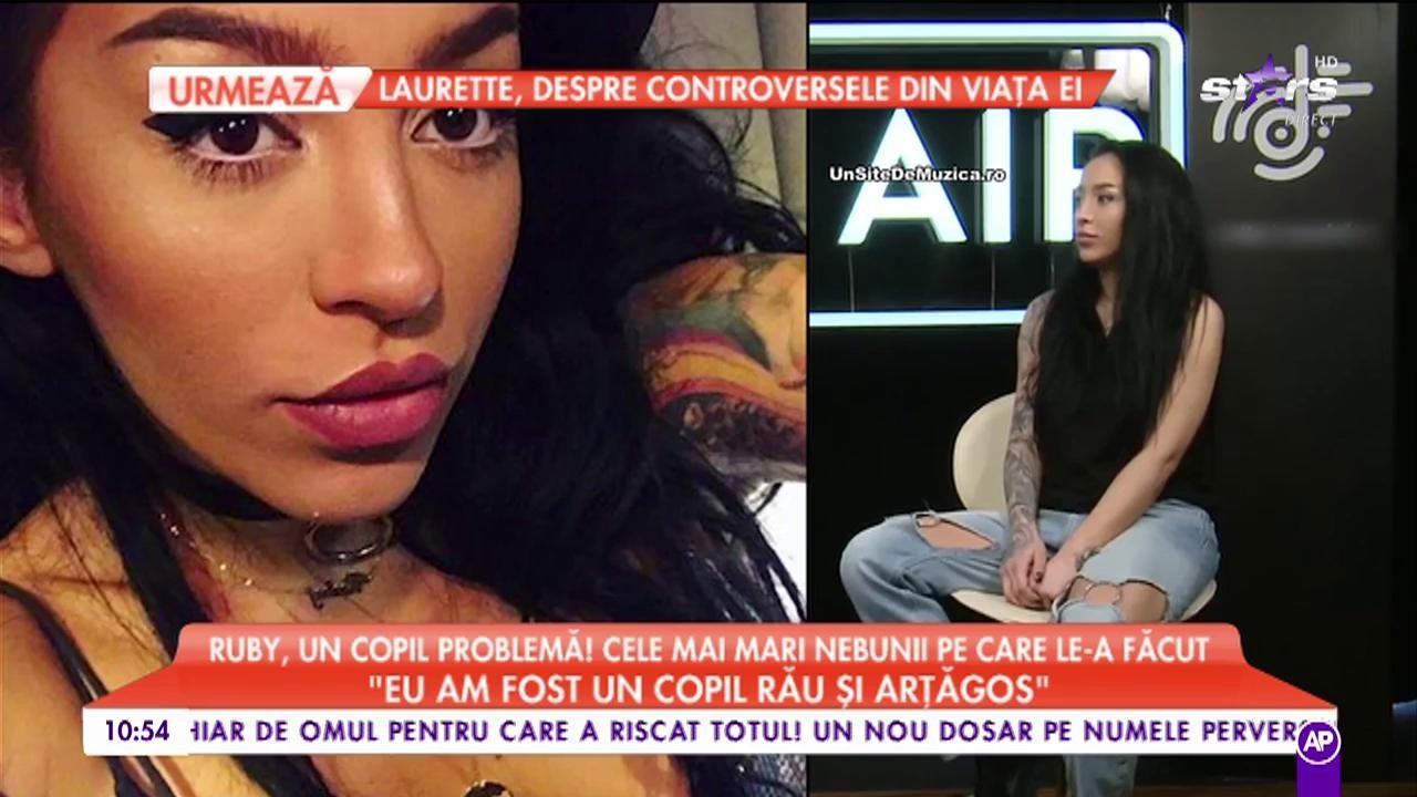 Ruby, un copil problemă: ”Eram rea și arțăgoasă”