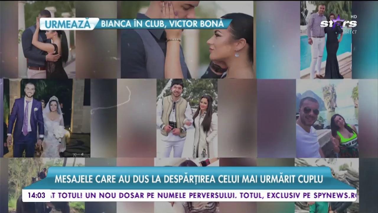 După ce au făcut nuntă cu peste 500 de invitaţi, ar fi luat-o pe drumuri separate! Mesajele are au dus la despărțirea lor