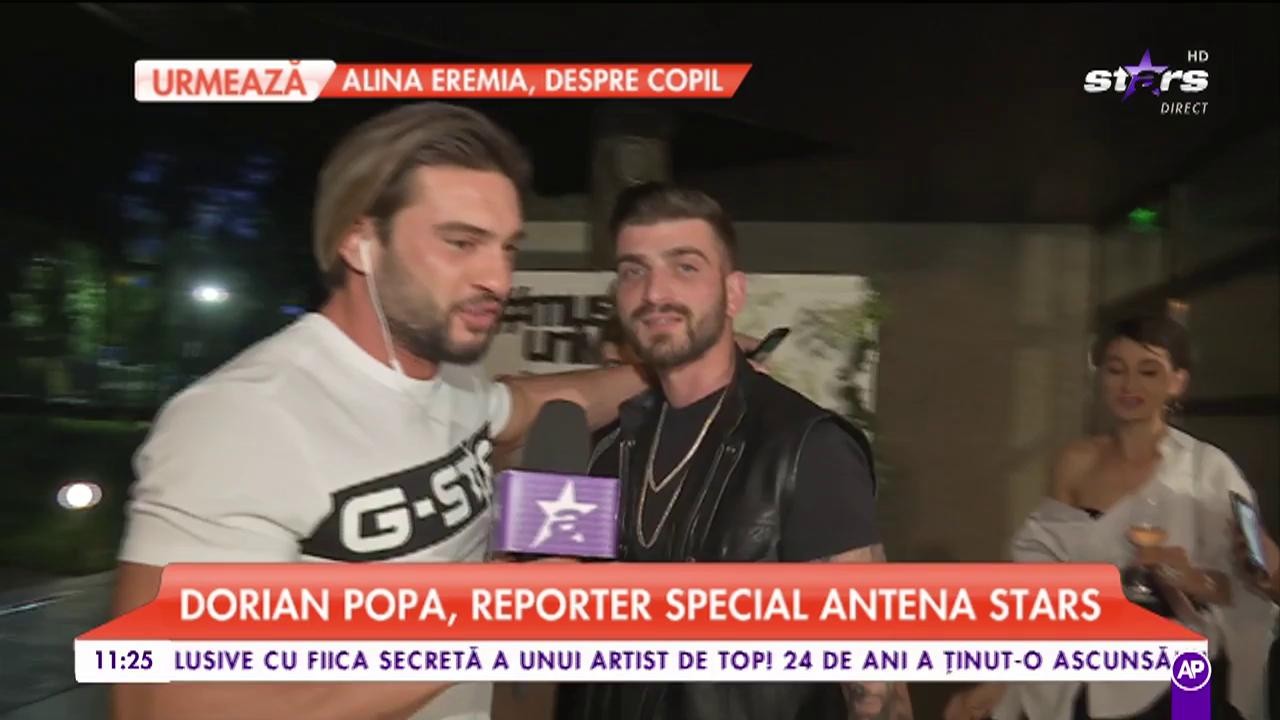 Cum s-a descurcat Dorian Poapa ca reporter. Ce vedete i-au răspuns la întrebări