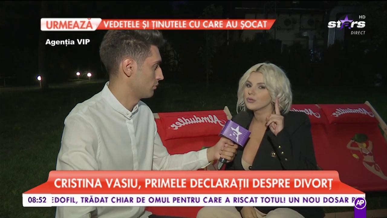 Cristina Vasiu, despre despărțirea de soțul său: ”Ar fi trebuit să-mi ascult părinții”