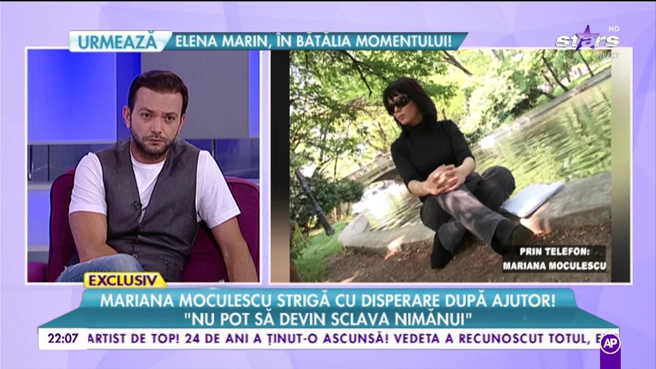 Mariana Moculescu, strigăt disperat de ajutor: "Mi-a spus că mafioţii mă vor omorî"