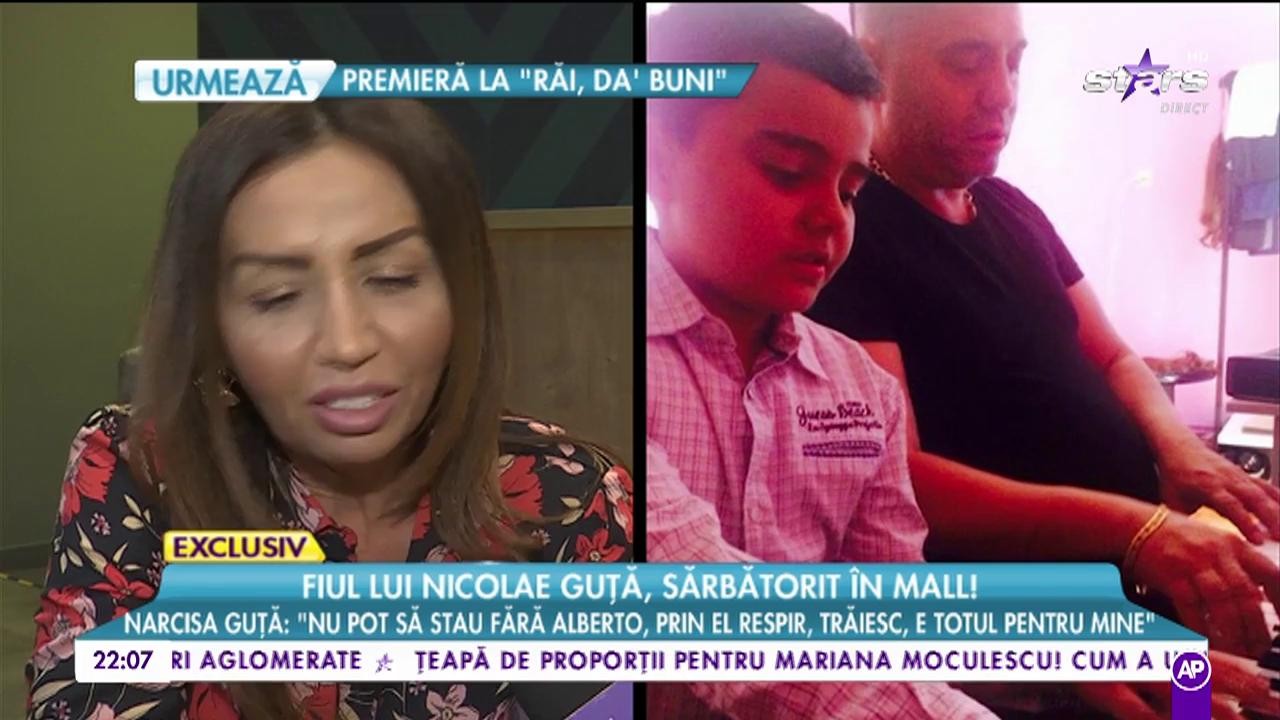 Fiul lui Nicolae Guţă, sărbătorit în mall! Ce i-a urat manelistul fiului pe care îl are cu Narcisa